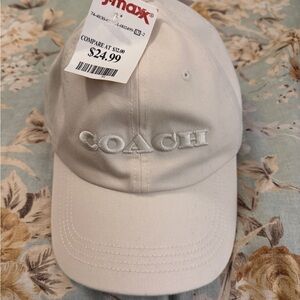 Coach white Baseball Cap